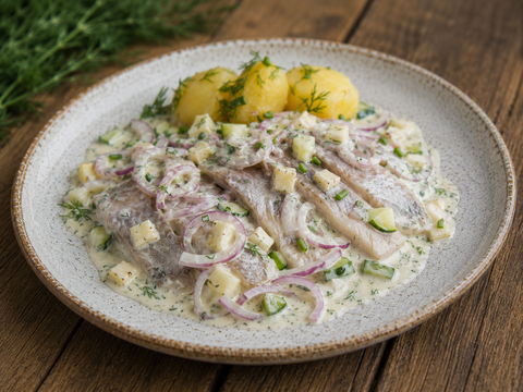 Matjesfilet nach Hausfrauenart