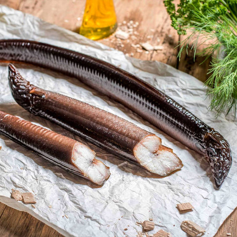 Frischer Räucheraal aus der Räucherei Hoffmann