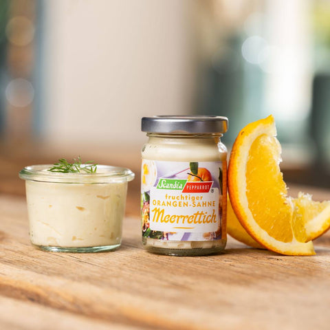Orangen-Sahne-Meerrettich