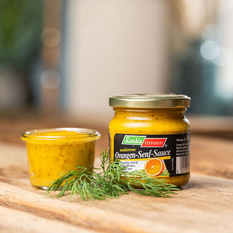 Orangen-Senf Sauce