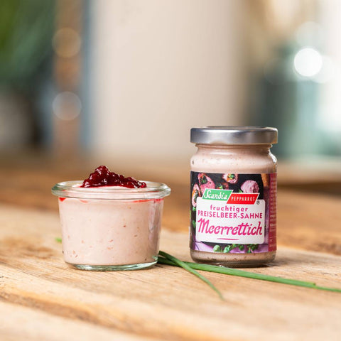 Preiselbeer-Sahne-Meerrettich