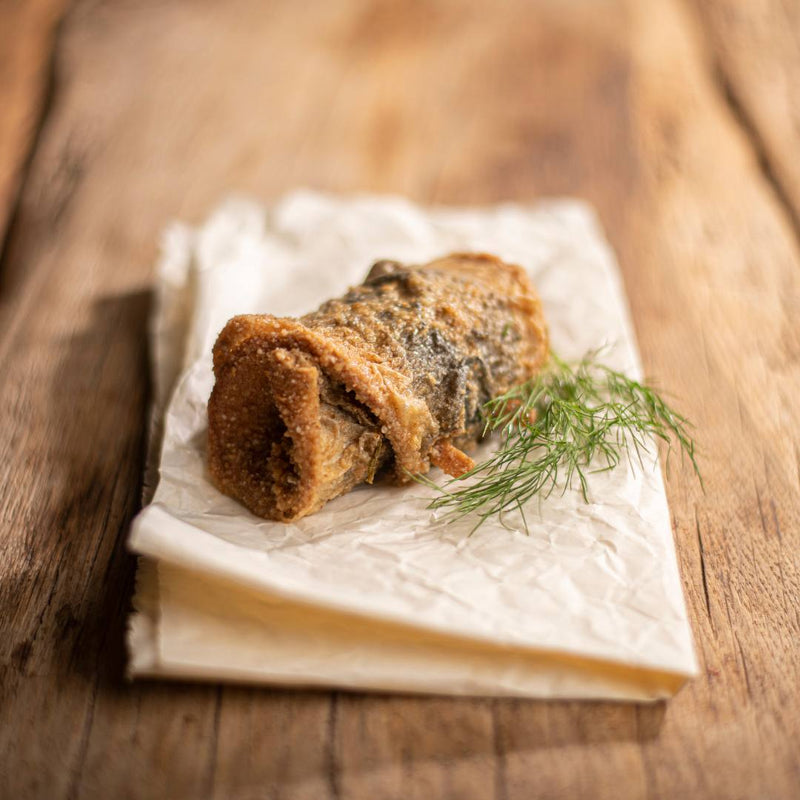 Herzhafter Bratrollmops in würzigem Aufguss von der Räucherei Hoffmann.
