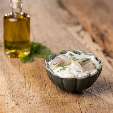 Dill Heringshapen frisch zubereitet - perfekt zum Brot oder pur.