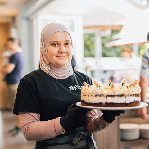 Belkisa aus dem Team von Aal Hoffmann am Dümmer-See.