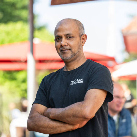 Mikram aus dem Team von Aal Hoffmann am Dümmer-See.